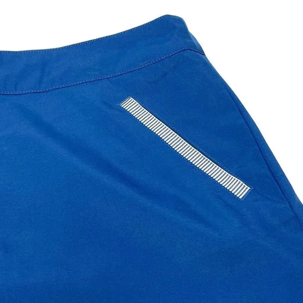 Lady Hagen blue zip front golf skort size 12.